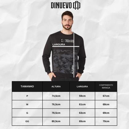 Imagem de Casaco de Moletom Bolso Canguru Fatal Fechado Preto