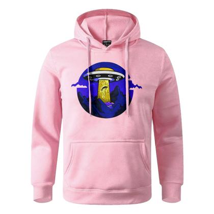 Imagem de Casaco De Moletom Nave Blusa De Frio Com Capuz E Bolso Adulto