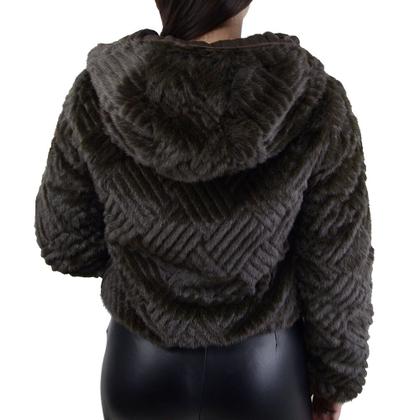 Casaco Feminino Alpelo Dupla Face Marrom Cocoa - 20600050 Imagem de Casaco Feminino Alpelo Dupla Face Marrom Cocoa - 20600050