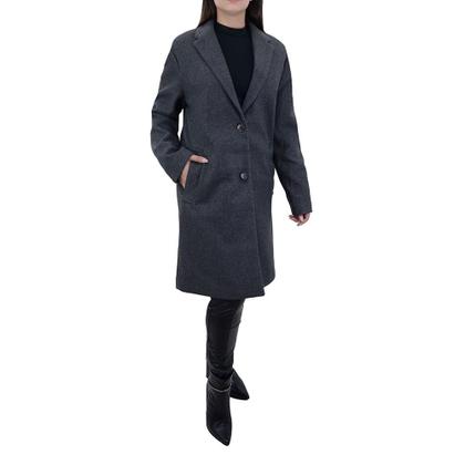 Imagem de Casaco Feminino Facinelli By Mooncity Longo Cinza - 610234