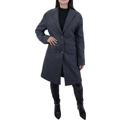 Imagem de Casaco Feminino Facinelli By Mooncity Longo Cinza - 610234
