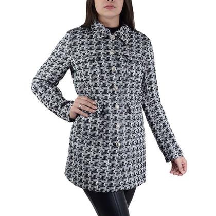 Imagem de Casaco Feminino Pellini Xadrez Preto - GD4319