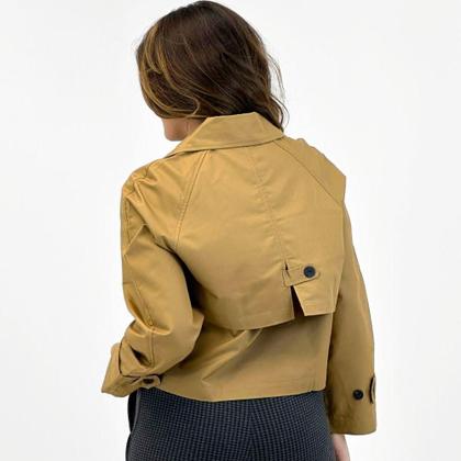 Imagem de Casaco Hering Trench Coat Curto com Botão Feminino
