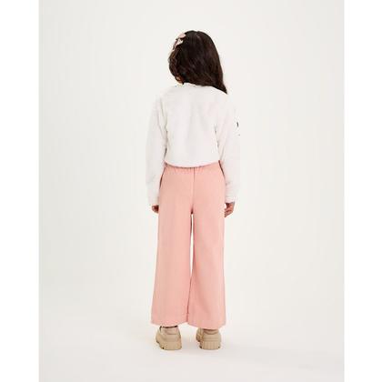 Imagem de Casaco Infantil Menina Carneirinho Off White Nina Go