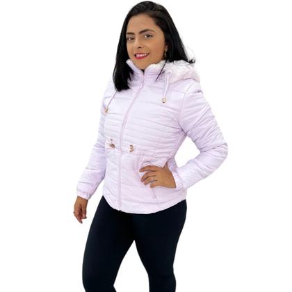 Casaco Jaqueta Feminina Dupla Face Veste Dois Lado Peluciada - Anj Modas Imagem de Casaco Jaqueta Feminina Dupla Face Veste Dois Lado Peluciada