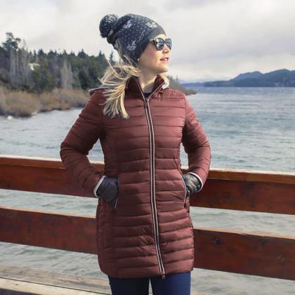 Jaqueta Chuva Alpine Swiss Lorie - Capuz Removível Longa