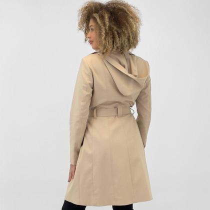 Imagem de Casaco Malise 7/8 Trench Coat em Tecido Feminino