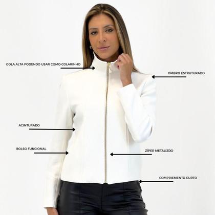 Imagem de Casaco Malise Curto em Malha Executive Feminino