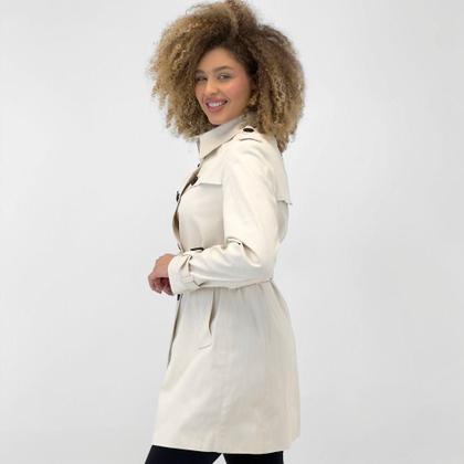 Imagem de Casaco Malise Trench Coat 7/8 em Tecido Feminino