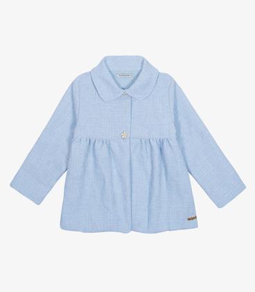 Imagem de Casaco Menina Tweed Trick Nick Azul