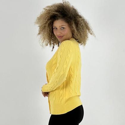 Imagem de Casaco Miose Cardigan Curto com Botão Feminino