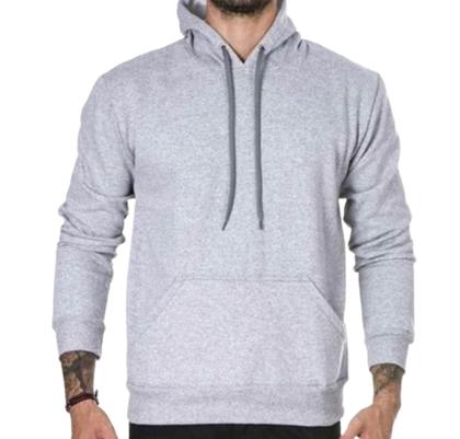 Imagem de Casaco Moletom liso Canguru com bolso e Capuz Masculino e Feminino blusa de frio Plus Size-M007