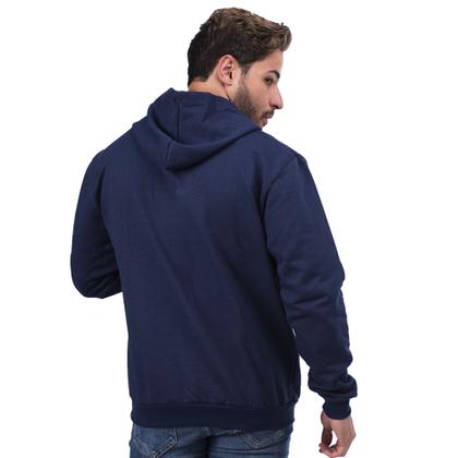 Imagem de Casaco Moletom liso Masculino e Feminino blusa de frio Com Capuz Modelo Canguru -RM004