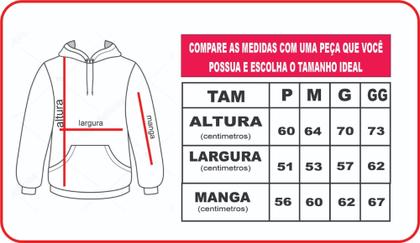 Imagem de Casaco Moletom liso Masculino e Feminino blusa de frio Com Capuz Modelo Canguru -RM004