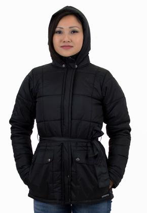 Imagem de Casaco Parka feminino Impermeável Com Capuz Frio Intenso, Neve