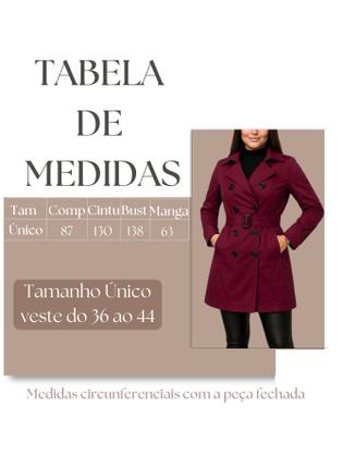 Imagem de Casaco Sobretudo Blusa Moda Inverno Acinturado Botões Bolsos Pelinho Pelúcia Lã Luxo Atemporal Casual