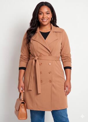 Casaco Sobretudo Feminino Plus Size Tamanhos Grandes Inverno