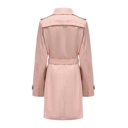 Imagem de Casaco Trench Coat NANJUN, casaco feminino de lapela trespassado, rosa