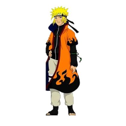 Imagem de Casaco Túnica Minato Tam Asian 3XL (GG) Namikaze Yondaime Hokage Naruto