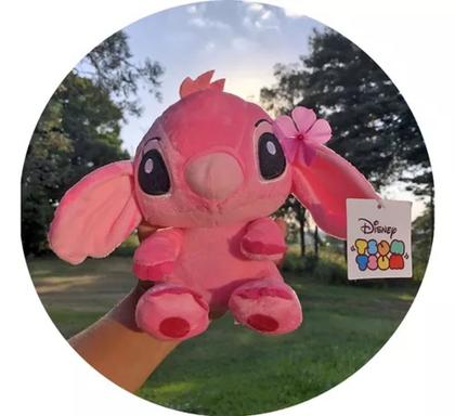 Imagem de Casal Lilo Rosa E Stitch E Angel Namorados Disney Pelúcia 20cm - Enviamos no mesmo dia