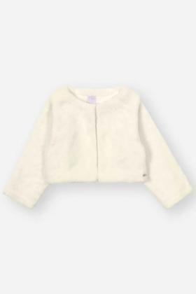 Imagem de Casaquinho Infantil Menina Bolero Luxo Pelinhos Forrado Antialérgico Inverno 10377