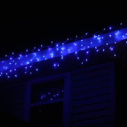 Imagem de Cascata 400 Led 8 Funções Prova D'água 31v Bivolt Fio Branco 10m Uso Externo Natal