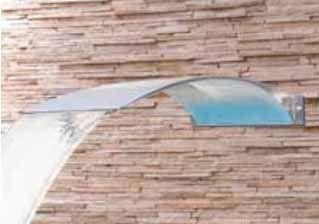 Imagem de Cascata angel em aço inox 316 de parede - sodramar