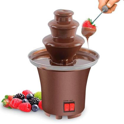 Imagem de Cascata Chocolate Elétrica Fácil Usar Perfeita Bancada 110V