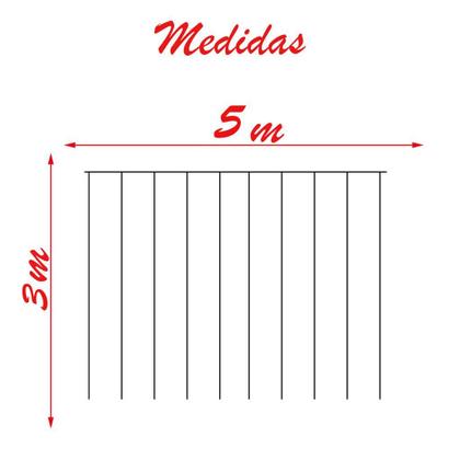 Imagem de Cascata Cortina De Natal 780 LED Luz Amarela 8 Funções 5x3m 220V