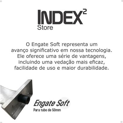 Imagem de Cascata Naja Slim Inox Full Base Reta Engate Soft 70 X 8Cm
