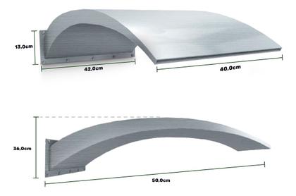 Imagem de Cascata Piscina Inox Wave Wall 50x40cm - Acquamais