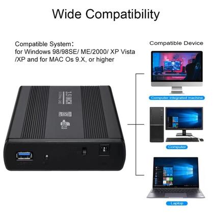 Imagem de Case 3.5 Para Hd Externo Usb 3.0 Pc Computador Desktop Ultra