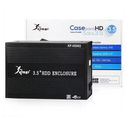 Imagem de Case 3,5 hd sata usb 2.0 knup kp-hd002