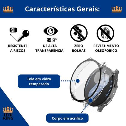Imagem de Case 360 para Samsung Watch7 40mm - acrílico resistente