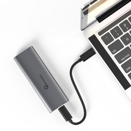 Imagem de Case Adaptador Ssd M2 Nvme E Sata P/ Usb 3.1 E Type-c Rapido