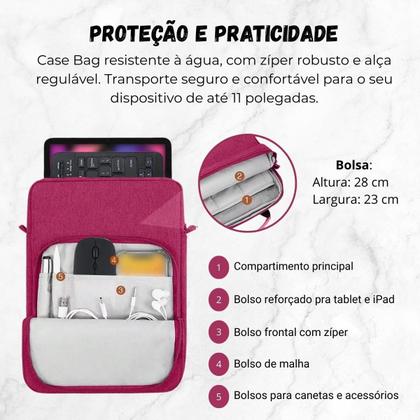 Imagem de Case Bolsa + Suporte+ Teclado Para Samsung S6 Lite P613 P619