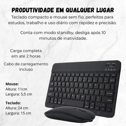 Imagem de Case Bolsa + Suporte+ Teclado Para Samsung S6 Lite P613 P619