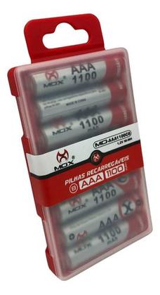 Imagem de Case C/ 8 Pilhas Recarregáveis 1100mah Aaa 1.2v Ni-mh