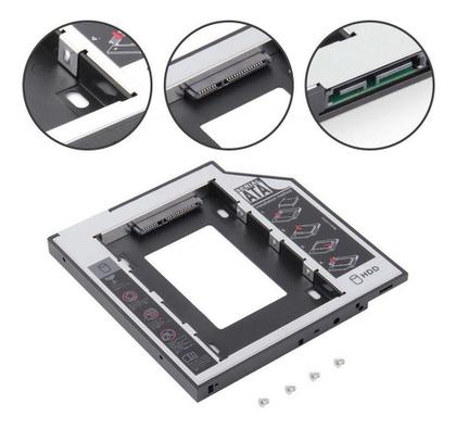 Imagem de Case Caddy Gaveta Suporte Hd Notebook Para Segundo Hd 9.5mm