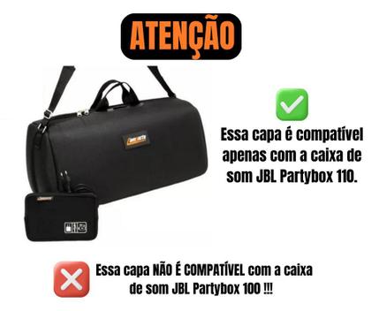 Imagem de Case Capa Bag Bolsa Protetora Para Partybox 110 A Prova Dagua Nf