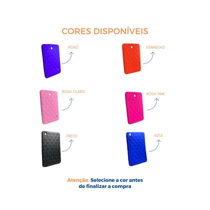 Imagem de Case Capa de Strass Emborrachada p/ Tablet 8 Polegadas T320