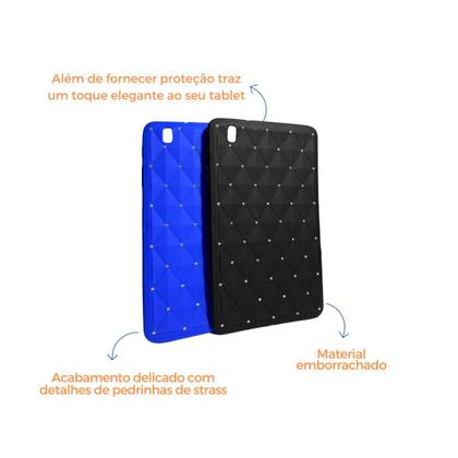 Imagem de Case Capa de Strass Emborrachada p/ Tablet 8 Polegadas T320