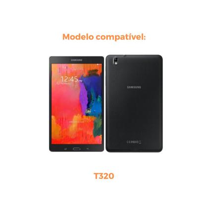 Imagem de Case Capa de Strass Emborrachada p/ Tablet 8 Polegadas T320