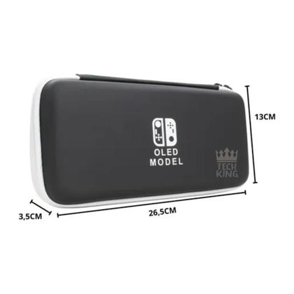 Imagem de Case Capa Estojo P/ Console Nintendo Switch Oled Porta Jogos