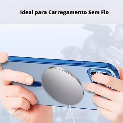 Imagem de Case Capa Para Iphone Series 13 14 15 Com Proteção De Câmera e Anel de Carregamento por Indução