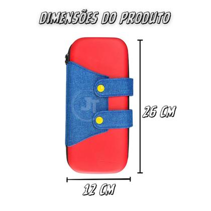 Imagem de Case Capa Switch Oled Video Game Bolsa Estojo Resistente