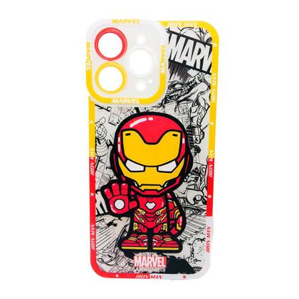 Imagem de Case Capinha Protetora Homem de Ferro Celular iPhone 15 Pro