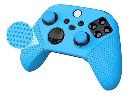 Imagem de Case Compatível Xbox One S X Capa Controle 2 Pares Grips Analógico