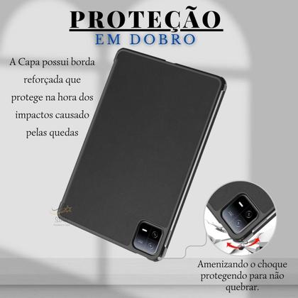 Imagem de Case Couro Auto Sleep Para Tablet Xiaomi Mi Pad 6 Pro (2023)