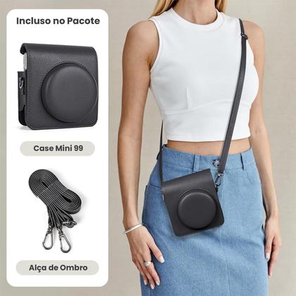 Imagem de Case De material sintético Para Câmera Instax Mini 99 - Preto